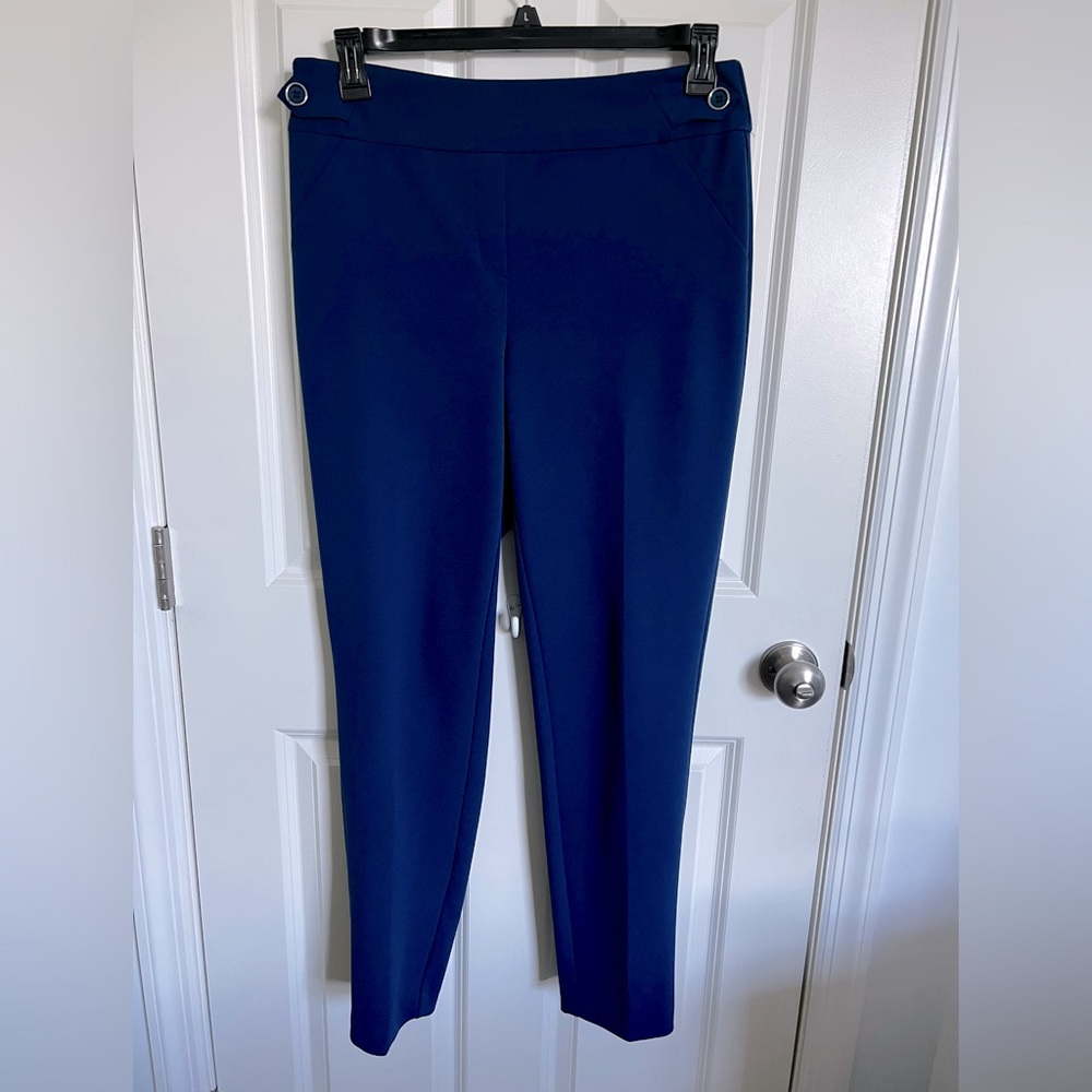 Ashley Stewart Pull on Blue Trousers, Size 10-12